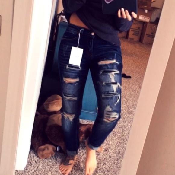 Kancan- Heavy Distressed Jeans last pair! - Picture 8 of 8